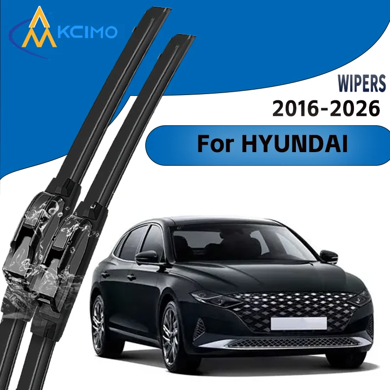 

2pcs Quality Windscreen Silent Black Car Rain Brush Suitable for HYUNDAI Grandeur saloon 2016-2026