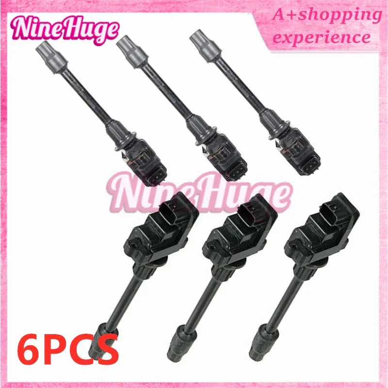 6PCS 22448-31U01 22448-31U05 22448-31U00 22448-31U11 22448-31416 Ignition Rear Front Coil for INFINITI I30 NISSAN MAXIMA QX II