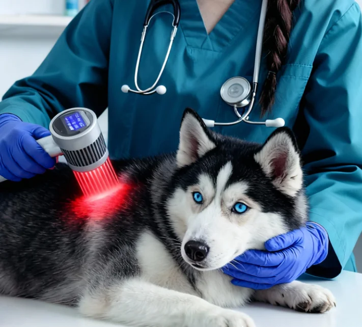 

Холодный лазер высокой мощности 1,3 Вт для домашних животных, быстрое облегчение боли и ускоренное восстановление для домашнего ухода