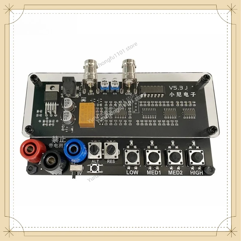 VI Curve Tester Acrylic Version Dual‑Channel Input & Display Four Test Frequencies Electronic Hardware Debug Test Instrument