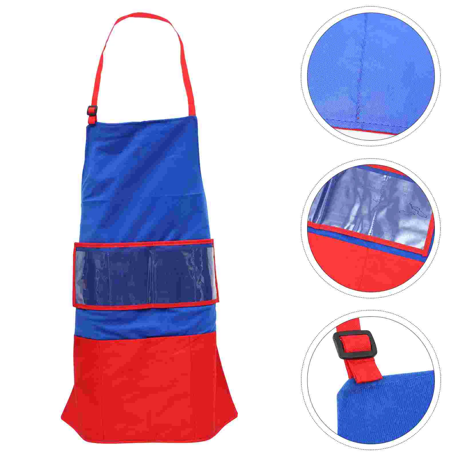 Felt Story Apron Transparent Pocket Playing Self-adhesive Book Teaching Pvc Telling Long-lasting Use