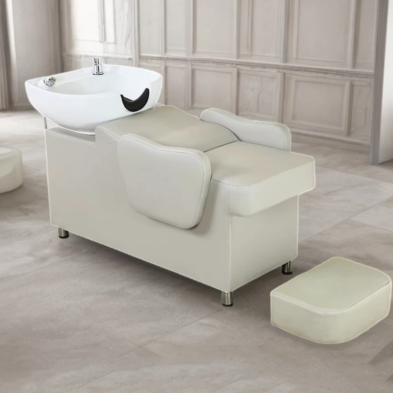 Beauty Salon Shampoo Basin Stand Cosmetic Chair Hair Spa Machine Styling Washbasin Headspa Massage Head Spa Shampoo Chair