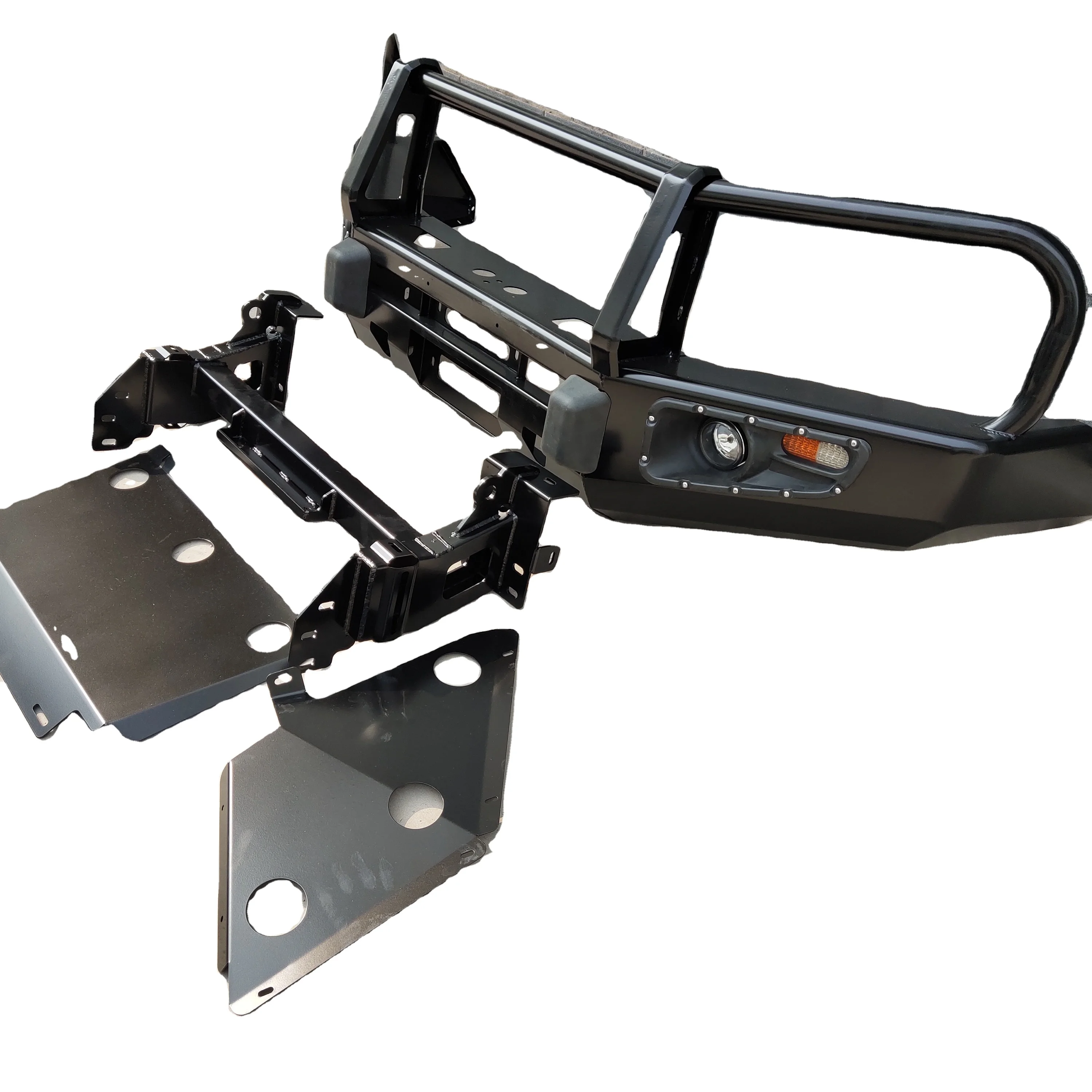 PopularCar Bumper Auto Popular Bumper Steel With Lamps Easy Installation  4x4 off Road  for Toyota TACOMA 2016 Onwards