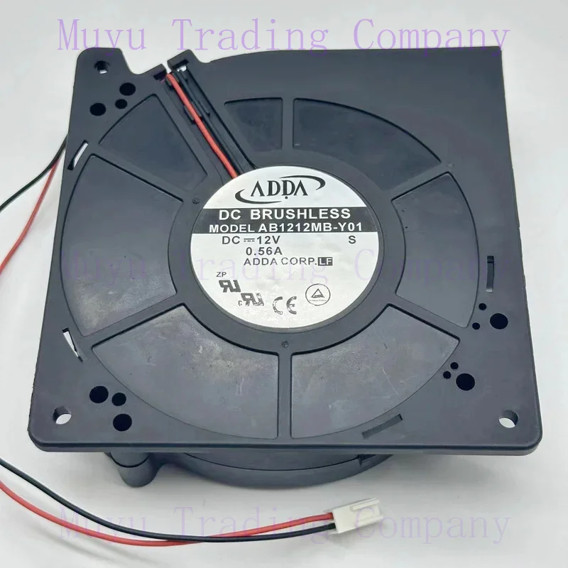 FOR ADDA AB1212MB-Y01 DC 12V 0.56A 120x120x32mm 2-Wire Server Cooling Fan