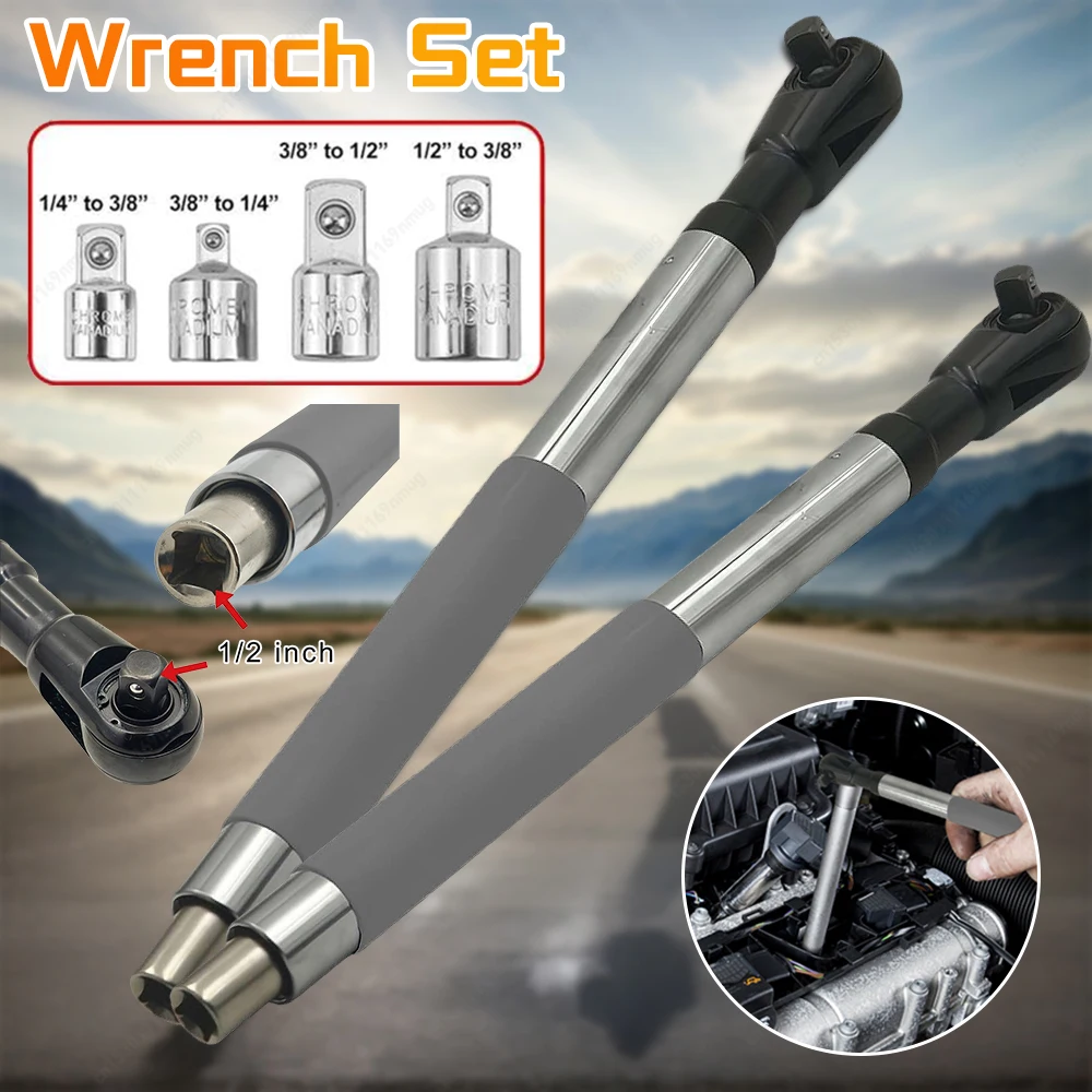 

Cordless Electric Ratchet Wrench Multi-Function 2 In 1 Ratchet Wrench Lightweight Impact Torque Wrench for Mechanical Workshop