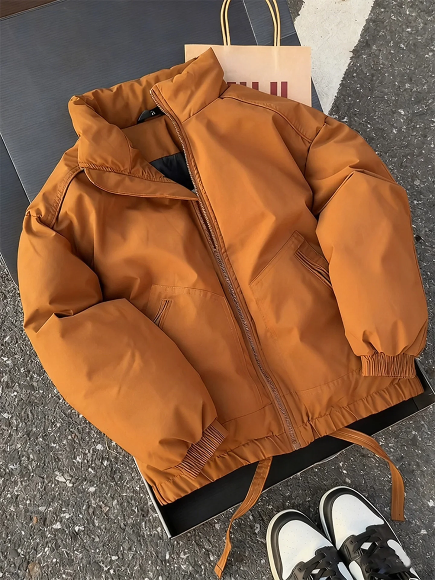 

Американский Sle футболка Thiened Brown Flight Jaet, хлопковое пальто, мужское зимнее теплое водонепроницаемое пальто из полиэфирного волокна