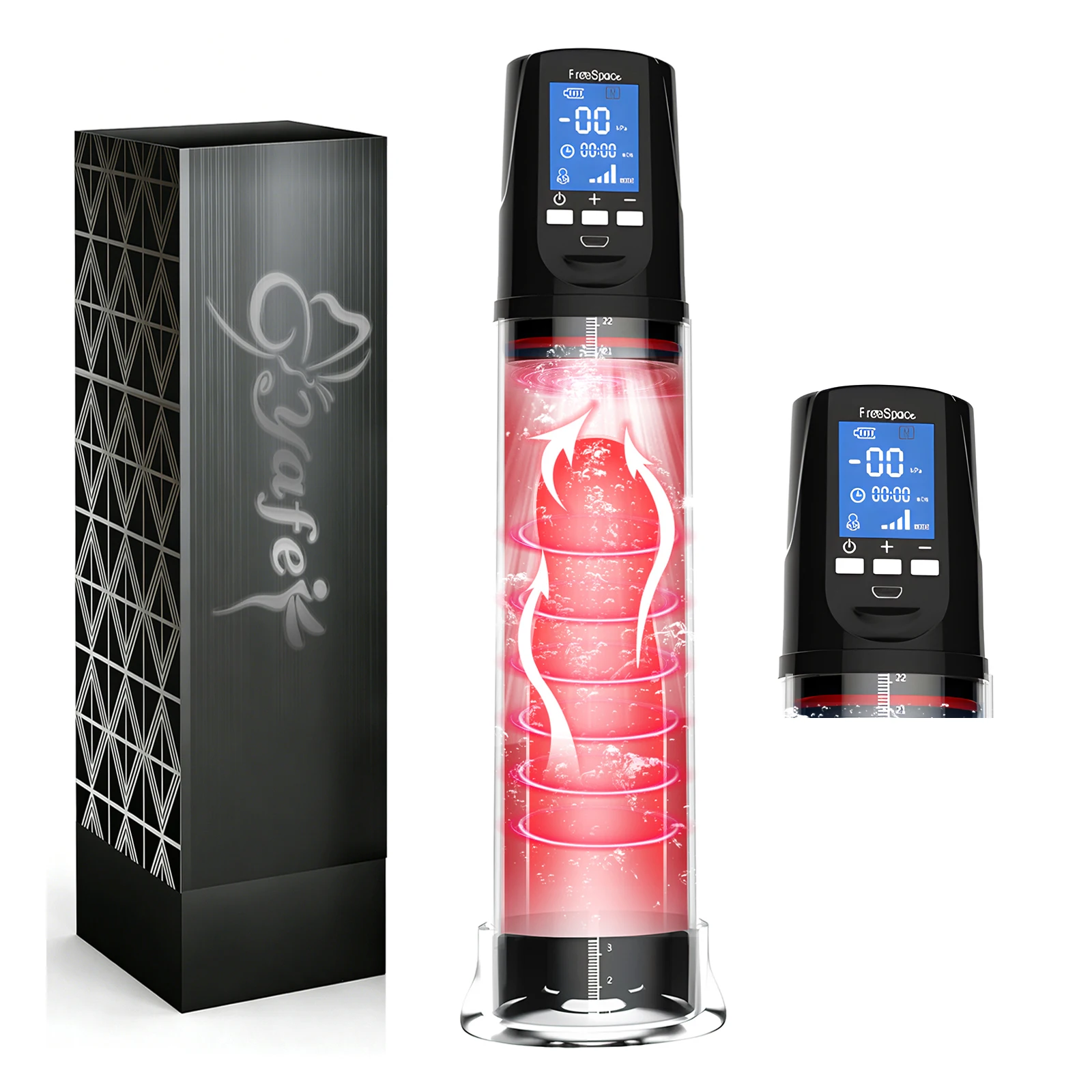 YAFEI Automatic Penis Pump Suction Vacuum Male Masturbation Penis Extender Dick Erection Enhancement Trainer Adults Sex Toys
