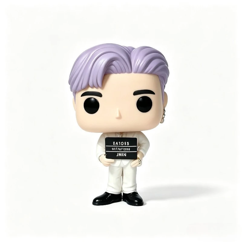 New BTS Vinyl Figure,  Min Yoon‑gi Collectible Figurine, Halloween Surprise Gift for ARMY Fans Home Desktop Ornament - view 2