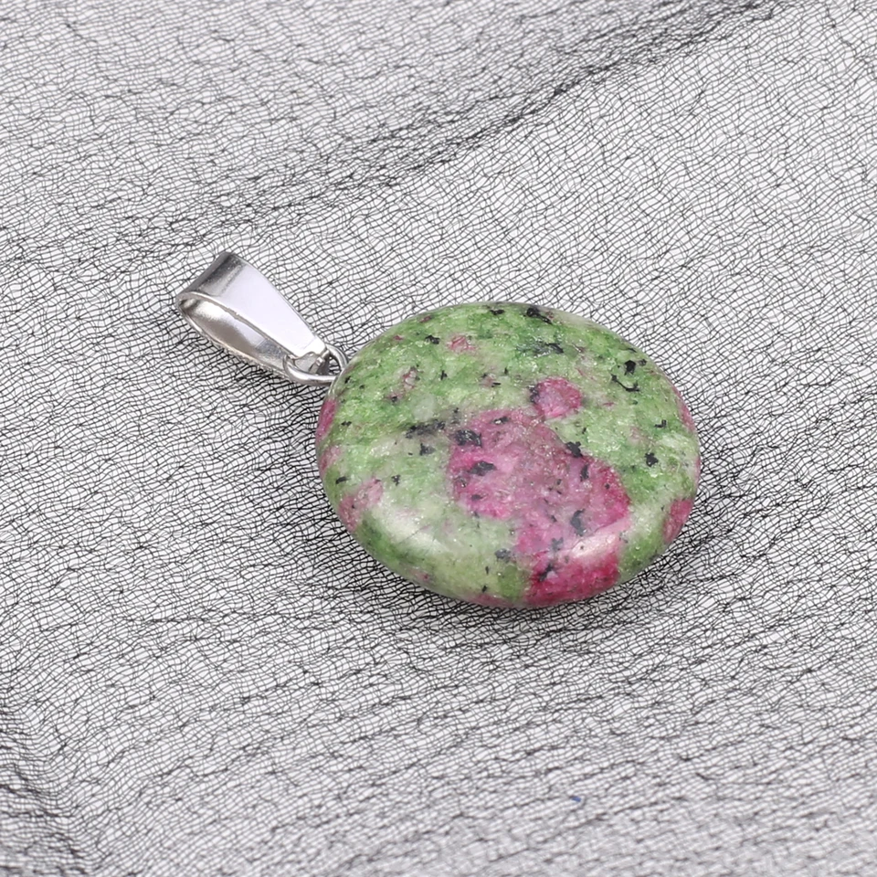 WEBEEDY 12 Pendentifs Pierres Naturelles Mixtes - Breloques Pour Collier Bracelet Et Bijoux DIY