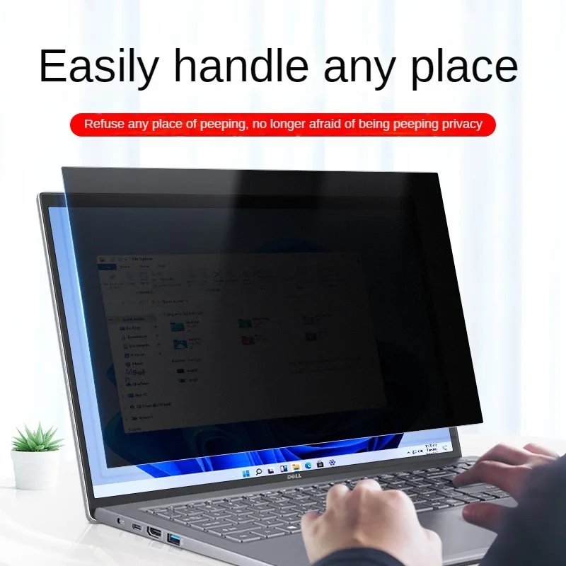 Para dell pro max 18 plus/16 plus mb18250 filme de tela de privacidade mb16250 16/18 polegadas película protetora anti-spyware e anti-snooping