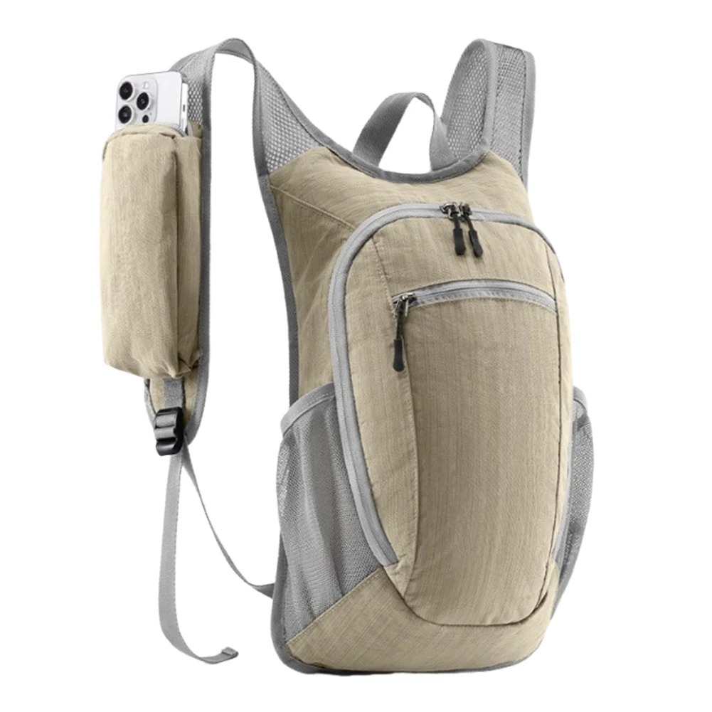 Sac à dos de voyage pliable et portable de 10L pour hommes et femmes, sac à dos léger et pliable, résistant à l'eau, pour la randonnée et le cyclisme