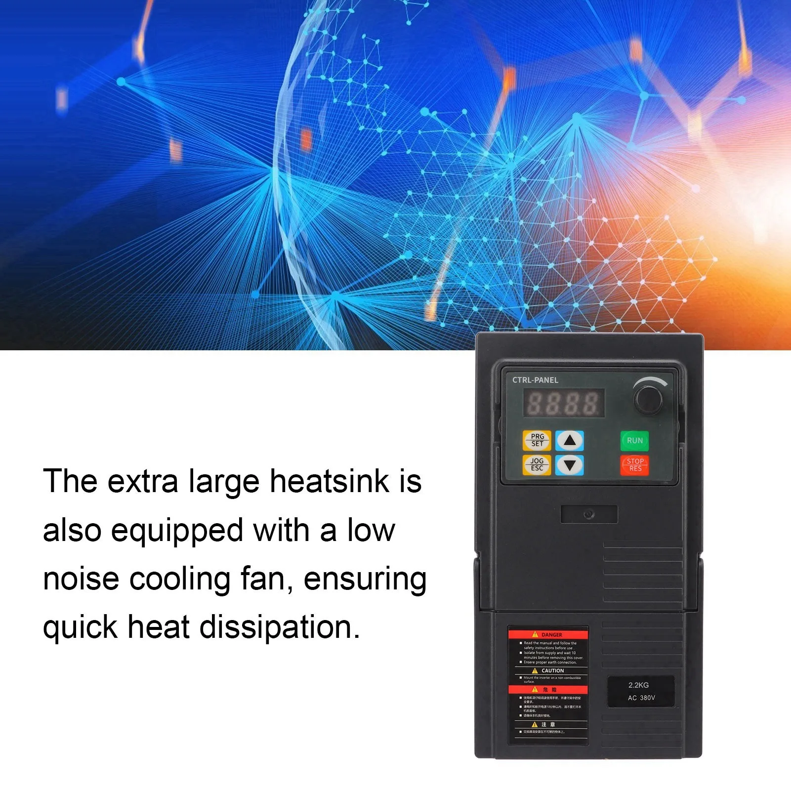 Frequency Converter  Frequency Drive  Frequency Drive Vector Controller 3 Phase 340‑440V Input 0‑440V Output