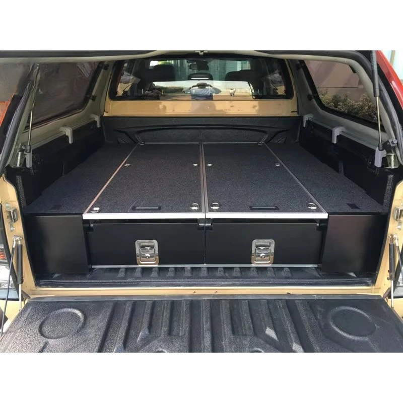 Best 4Wd 4X4 Interior Accessories Storage Land Cruiser  Rear Drawers For Modular System Sale