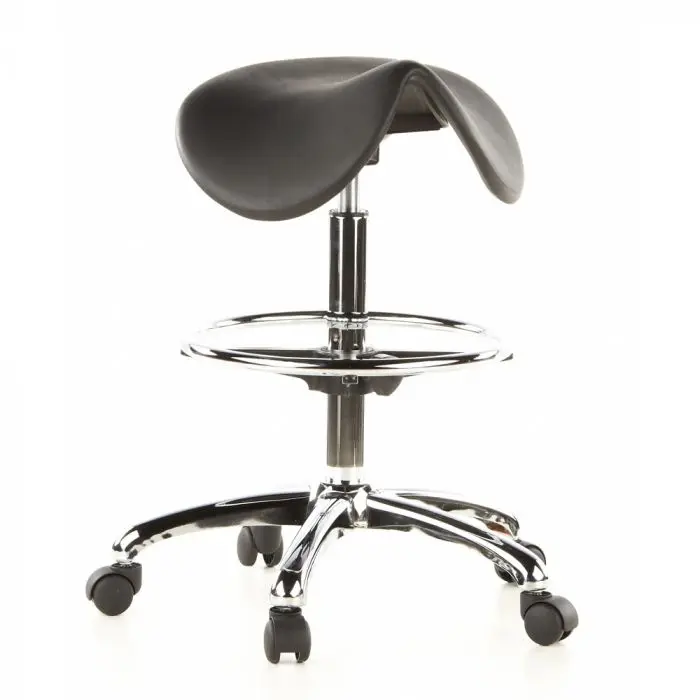 TWINCO Saddle Stool Rolling Ergonomic Swivel Chair for Dental Office Massage Clinic Spa Salon Chair