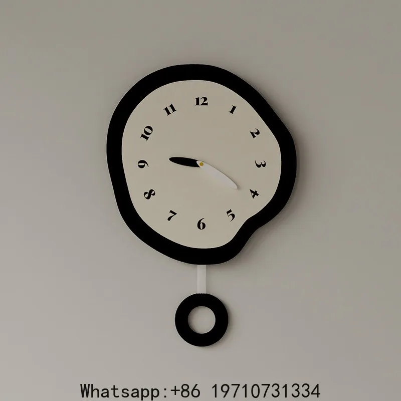 

Scandinavian Wall Clock, Super Silent for Living Room, Bedroom, Restaurant or Celebrity Style