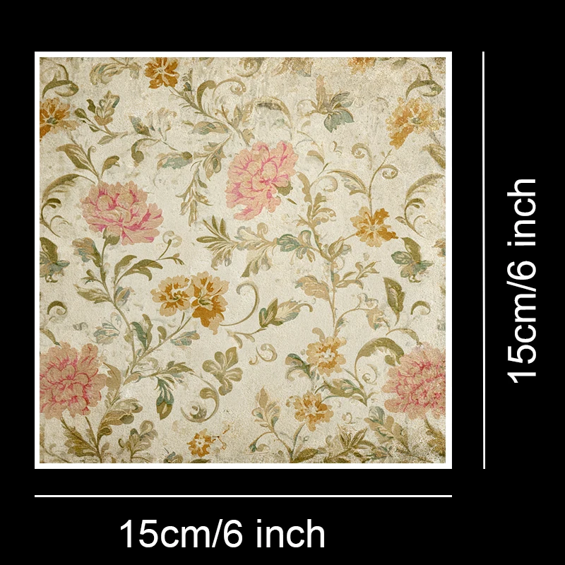 6"x6" plakboekpapierset (36 vellen): metallic - geaccentueerde prints voor scrapbooking, origami en plannerversiering.