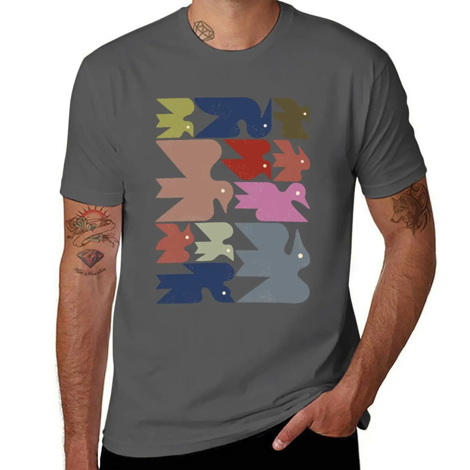 Flock No. 1 T-Shirt man graphic t shirt man t shirts for men t shirt man cotton T-Shirt