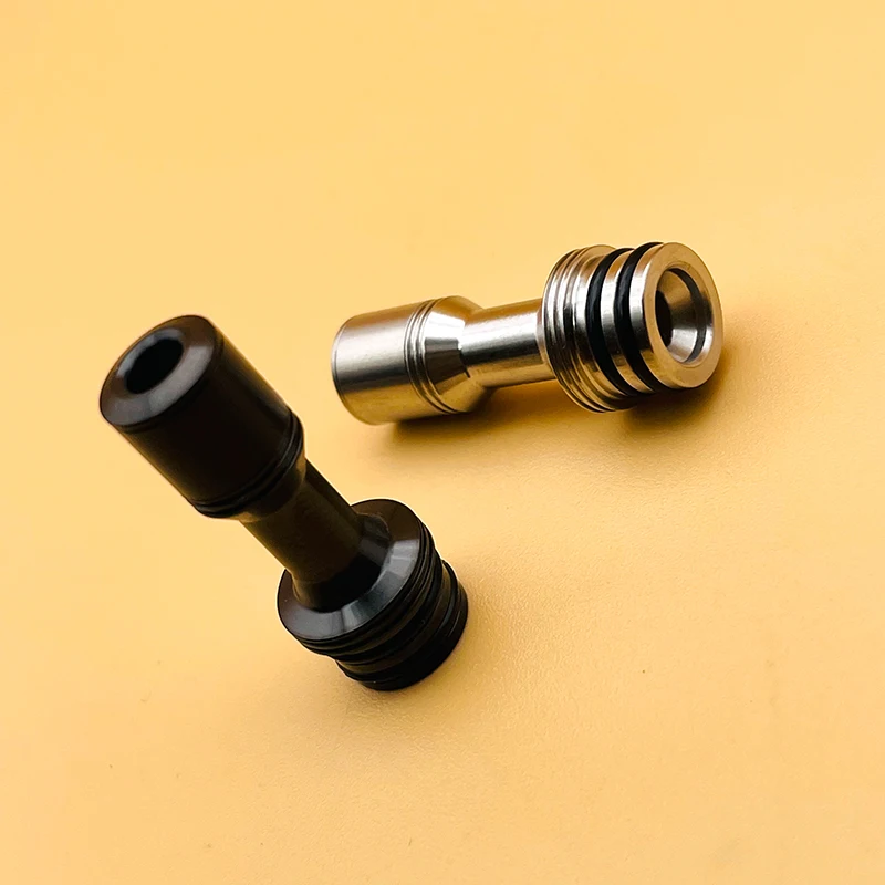 DSX 415 long mtl drip tip 510 threads 316ss pom peek mouthpiece for RDA RBA RTA tank atomizer vape accessory