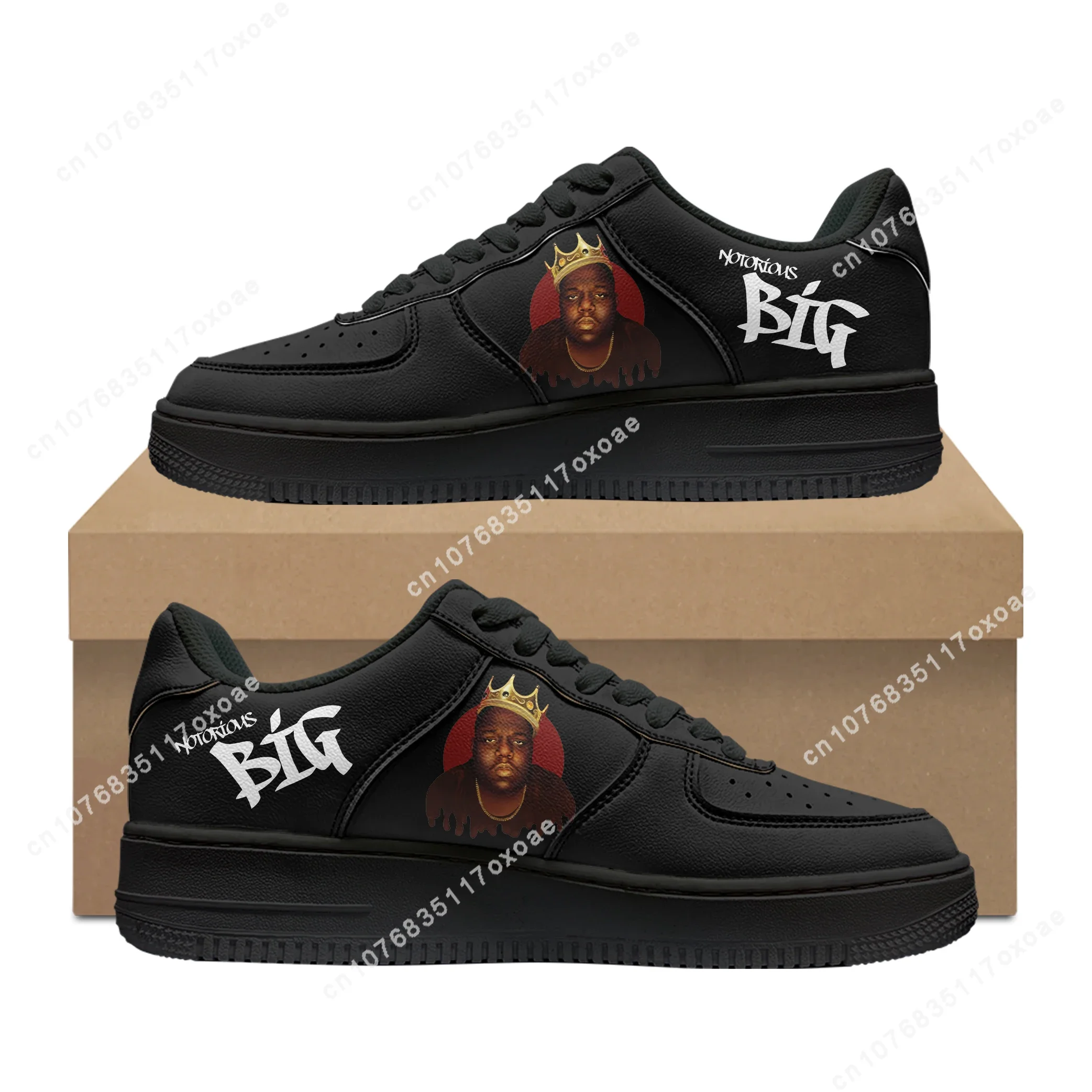 Die berüchtigten Big Biggie Smalls Air Basketball Herren Damen Sport hochwertige Flats Force Sneakers schnüren Mesh Custom Schuh DIY