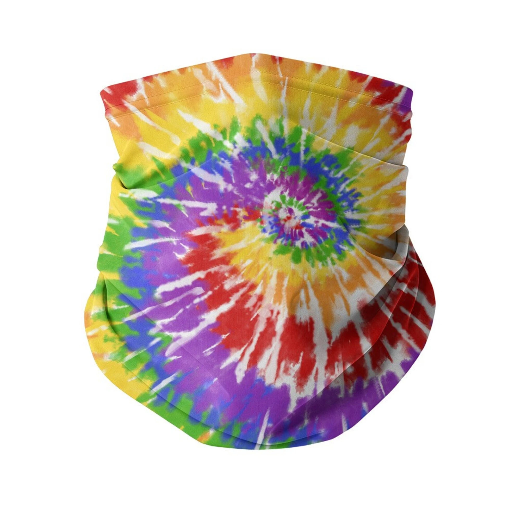 

Multicolor Tie Dye Fun Snood Bandanas Unisex Neck Gaiter For Outdoor Sports 3D Mask Buffs Neck Warmer Face Shield Scarves