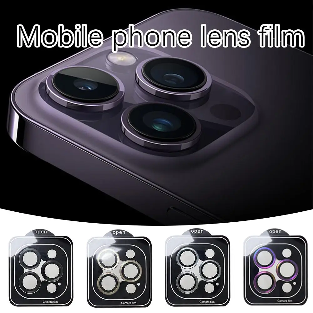 For IPhone 16 Lens Film For Iphone 16 Promax Lens Film Fully Packaged CD Striated Positioning Plate AR Anti-reflection Lens Q8R1