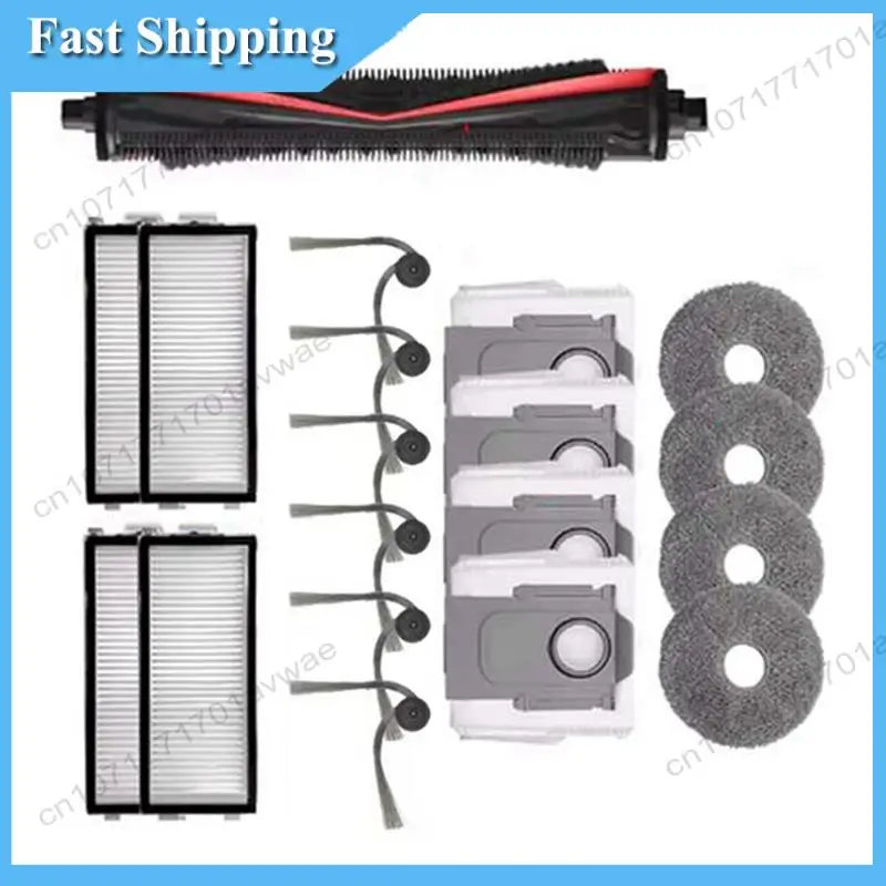 

Best Pick For Roborock G30 Space/Saros Z70 Vacuum Cleaner Accessories Tricut Brush Side Brush Dust Bag Filters Mop Cloth Spare P