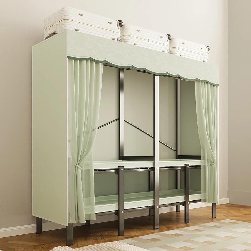 Hanging hanger floor bedroom home coat rack room hanger hanging clothes autumn and winter metal wardrobe free installation cloth