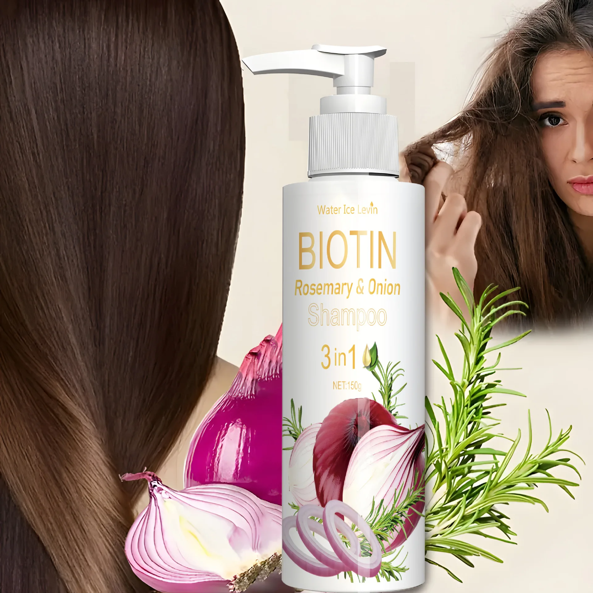 Onion Black Seed Oil Hair Mask Glow Smooth Shine Moisturizing and hydrating Nourishing Hair Anti-Break Shampoo