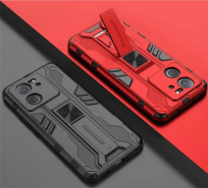 For Xiaomi Mi 13T Mi13T Pro Case Shockproof Armor Phone Cases For Xiaomi 13T 13 T Magnetic Stand Holder Back Cover