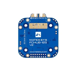 MATEKSYS PDB FCHUB-12S V2 5V & 12V Output 440A Current Sensor 3-12S LIPO for RC Airplane Multirotor X-Class FPV Cinelifter Drone