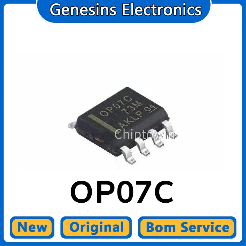 5/50/500 pcs Original OP07CDR SOP-8 OP07C Bipolar Operational Amplifier WN7