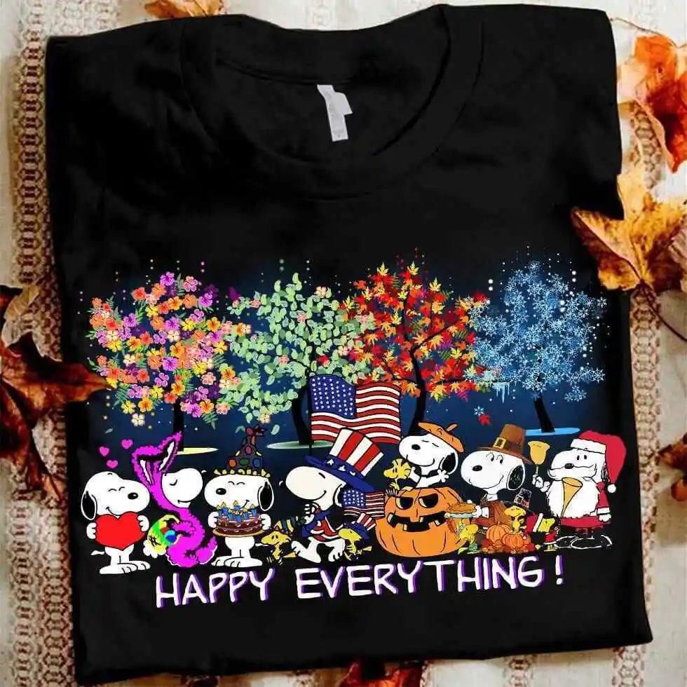 Happy Everything - funny T-shirt, Christmas day gift t shirt 2022