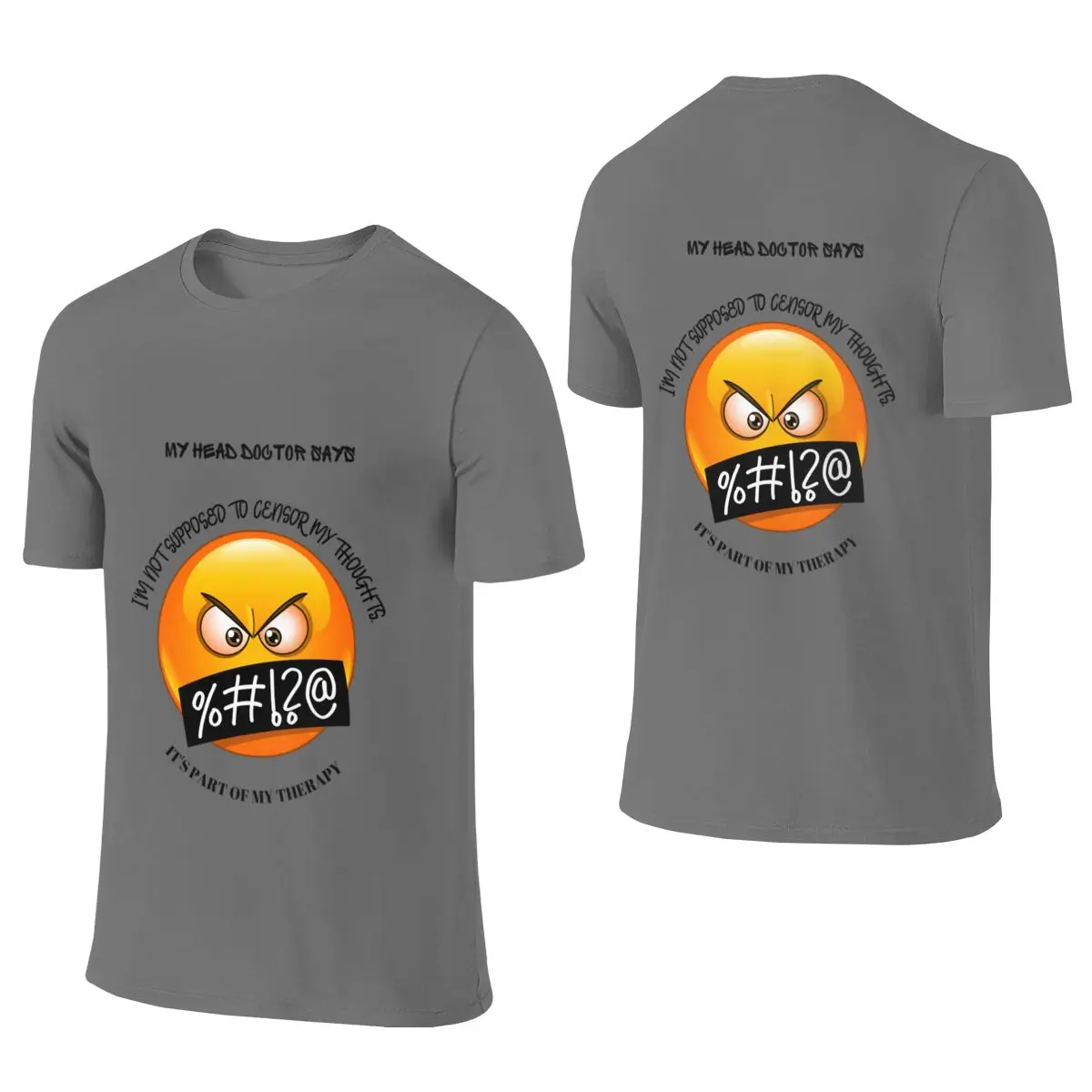 It S Part Of My Therapy Unisex Reversible T-shirt Japanese Style City Boy Fade-Resistant Women's T-shirts