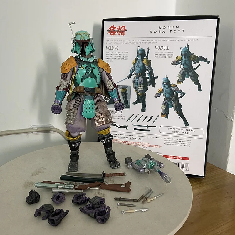 Star Wars Figur Samurai Taisho Death Star Rüstung Darth Vader Boba fett Akazonae Königlichen Garde Taikoyaku Action Figur Modell Spielzeug – Detail 12