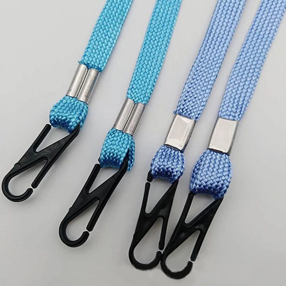 Jewelry Accessories 100pcs/set Keychain Plastic Buckle Small Carabiner Snap Glasses Chain Buckle Anti-lost Rope Hook