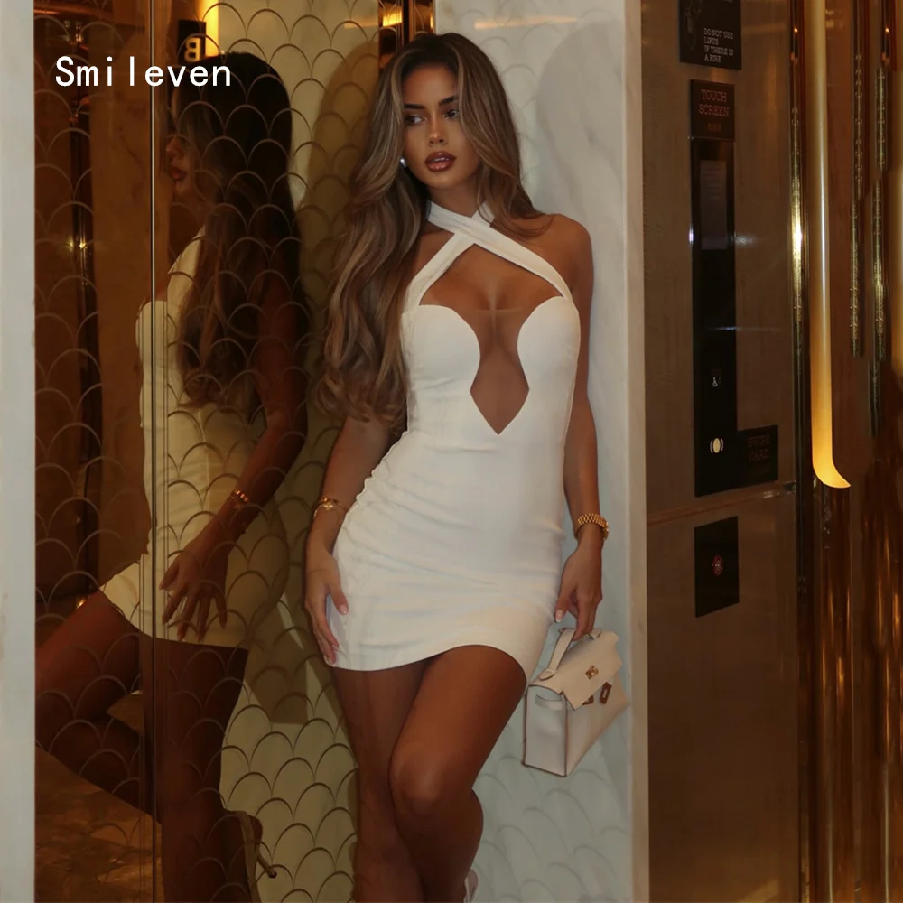 Smileven أنيقة حورية البحر تنورة حفلة موسيقية فستان مثير الرسن رداء حفلات رواية بلا أكمام مناسبة رسمية فستان مخصص 2026