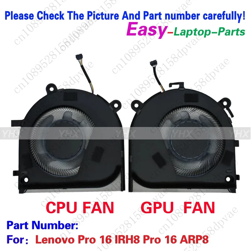 

GYX новый для Lenovo Pro 16 IRH8 Pro 16 ARP8 процессор + графический процессор охлаждающий вентилятор DC 5 В FS3D FS3C быстрая доставка