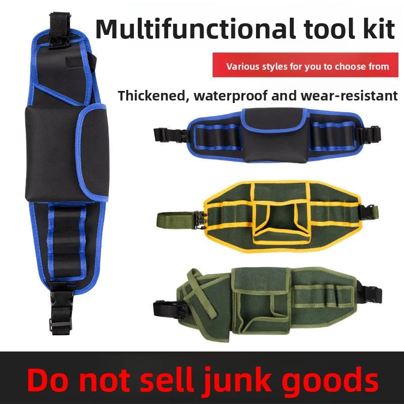 Elektriker-Werkzeugtasche für Männer, robust, langlebig, einfach zu reparieren, tragbare kleine Multifunktionstasche, Hardware-Aufbewahrungs-Werkzeugtasche