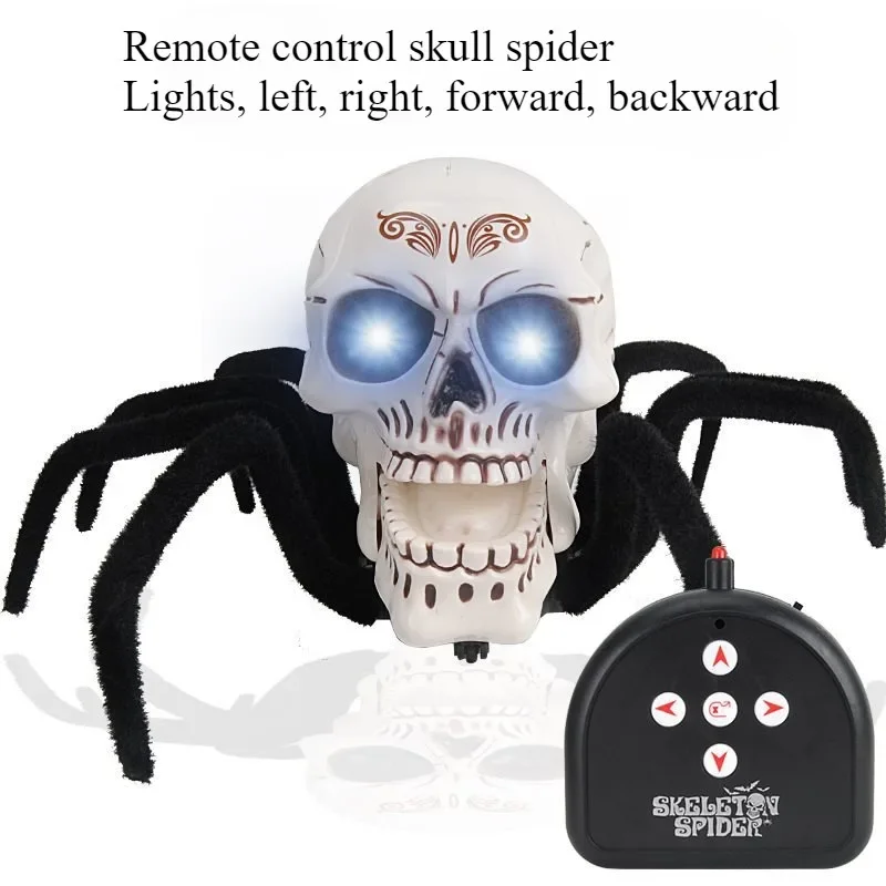 

Halloween Remote Control Electric Crawling Skull Prank Funny Creative Spoof Halloween Decorations