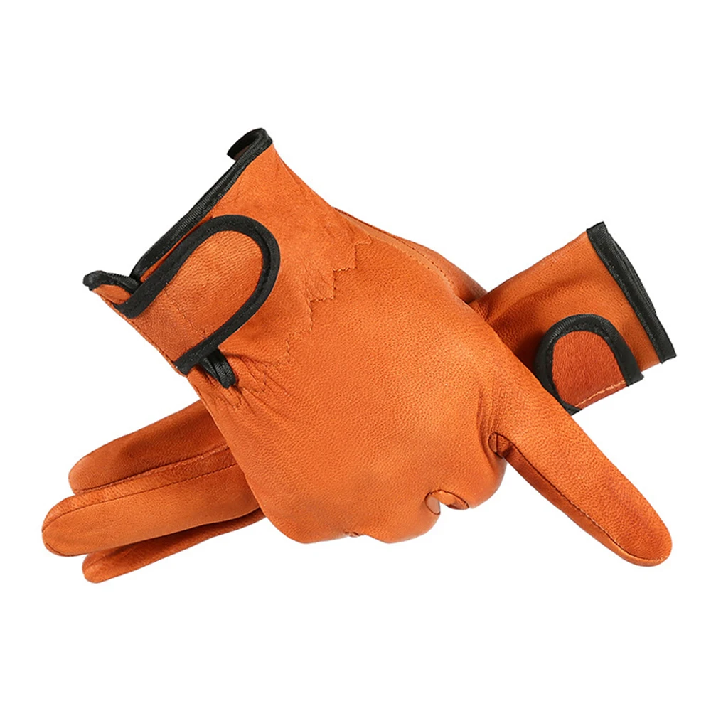 Guanti da lavoro pelle di pecora per lavoratori saldatura da lavoro protezione di sicurezza sport da giardino guanti resistenti all\'usura per