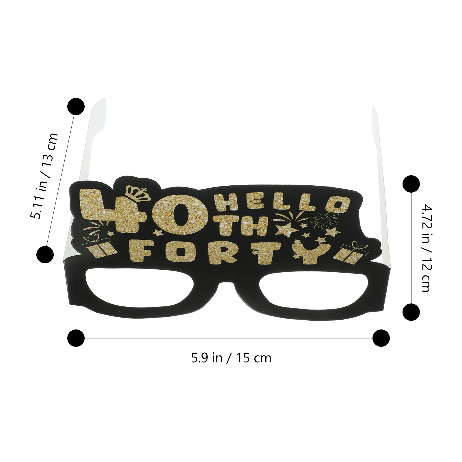 

12Pcs Paper Glasses Frames Creative Birthday Party Eyewear Fun Photo Booth Props Birthday Decorations Supplies