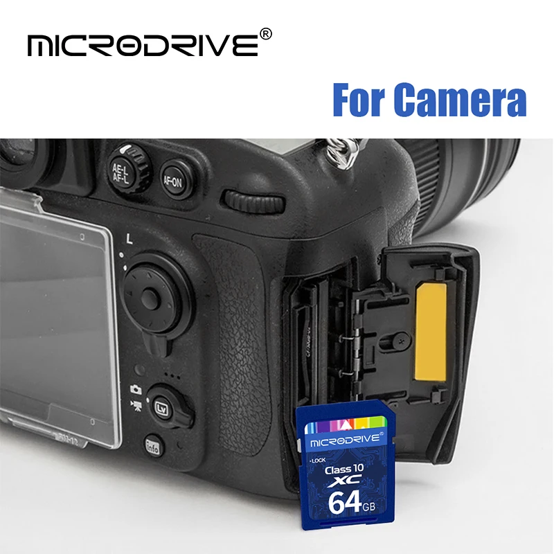 การ์ดหน่วยความจํา 128GB 64GB 32GB 16GB SD การ์ดความเร็วสูง Professional การ์ด U1 Class 10 UHS-I สําหรับกล้อง DVR