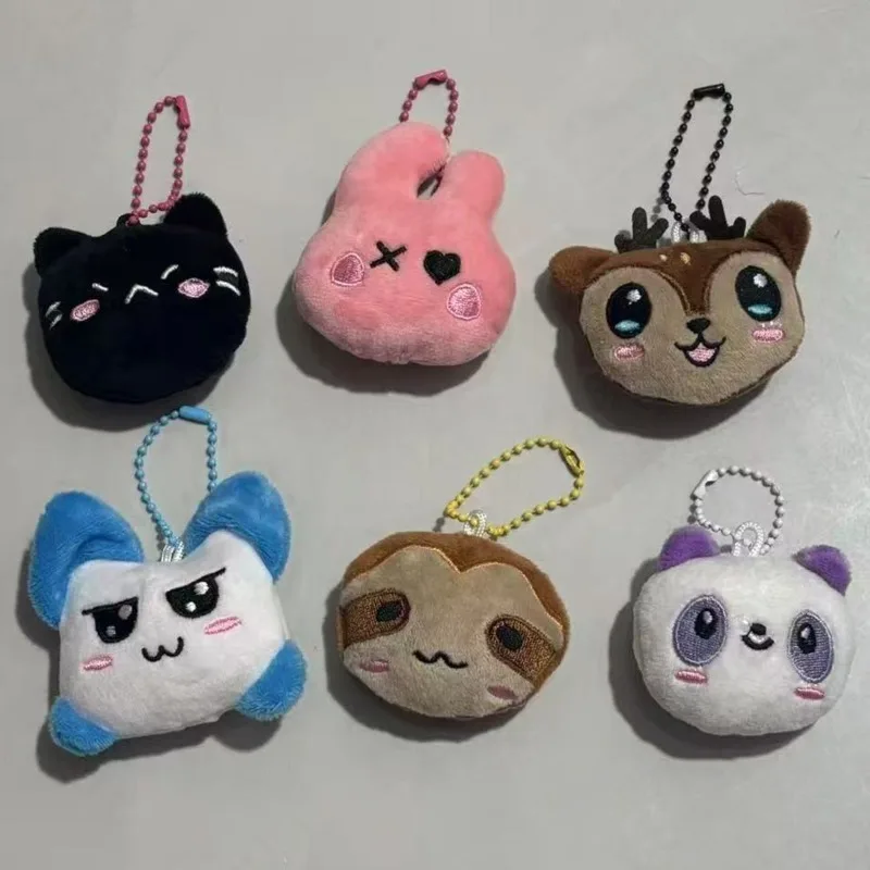 

New 6cm BABY MONSTER Plush Doll Cute AHYEON HARAM COS Dress-up Animal Deer Face Soft Pendant Doll Toy For Fans Gifts