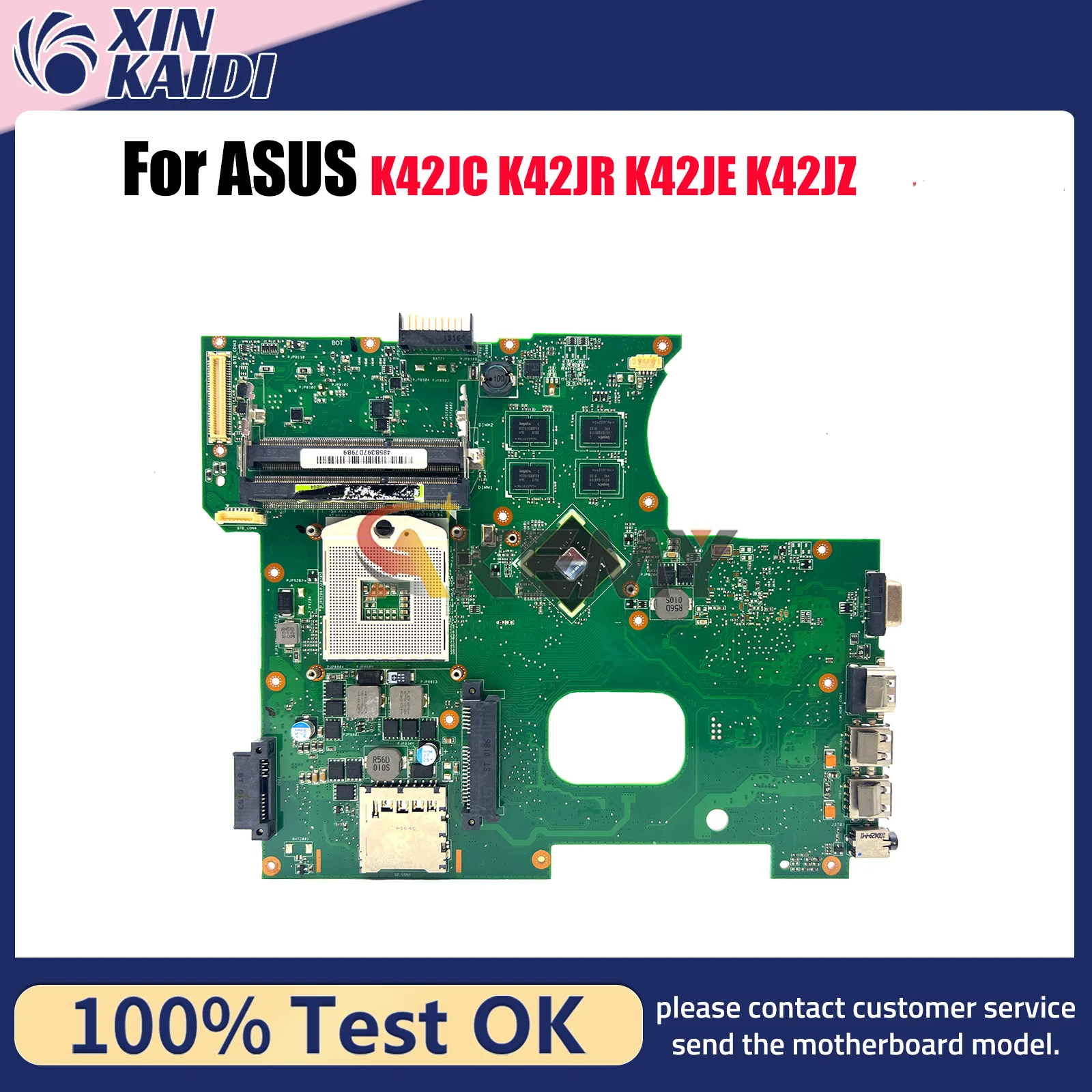 

K42JC Материнская плата для ноутбука ASUS K42JY X42J K42JZ K42JZ K42JR K42JP A42J K42JE K42J K42JA K42JC Материнская плата 100% тестовая быстрая доставка