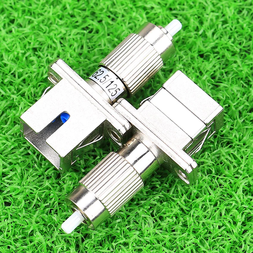 

FC male-SC female fiber optic adapter flange coupler optical power meter adapter head multimode converter telecom MM