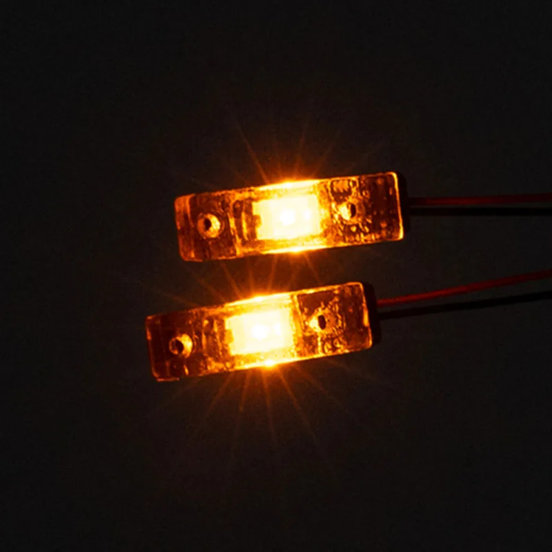 타미야 RC 트럭 SCANIA 770S R620 VOLVO BENZ Arocs MAN TGX 자동차 액세서리용 1:14 스케일 LED 3V 윤곽 램프 스포트라이트