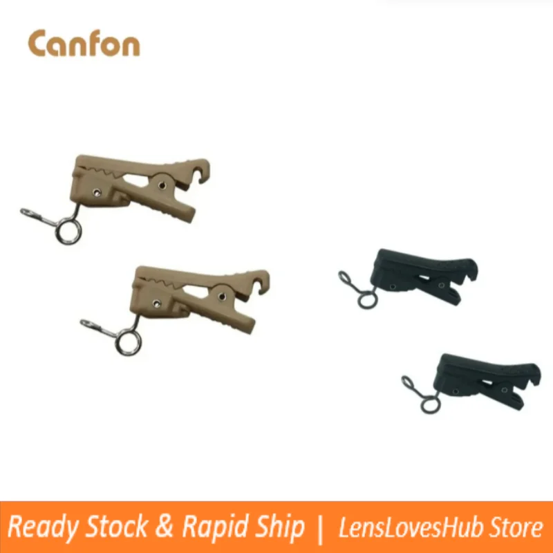 

Canfon Lapel/Lavalier Microphone ABS Tie Clip 2pcs for Sanken COS-11D Deity W.Lav Pro Lavalier Mic with Diameter of 3.5-4.5mm