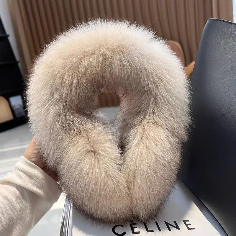 Echt Vossenbont Oorbeschermer Pluche Oor Cover Winter Warm Gehoorbescherming Mode Oor Tas Vrouwelijke Pluizige Oorbeschermer Oor Cover Echt Bont Oorbeschermer