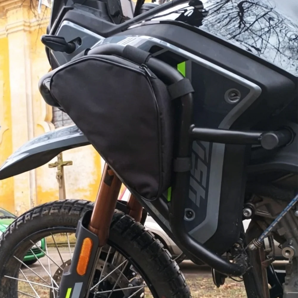 Für CFMOTO 450MT Zubehör Werkzeughalterung Rahmentasche Sturzbügel MT450 450 MT Motorrad Original Rahmen Sturzbügel Wasserdichte Tasche – Detail 3