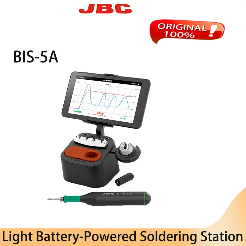 JBC BIS-5A Light Battery-Powered Soldering Station B500-A handle C210Tips original from SPAIN